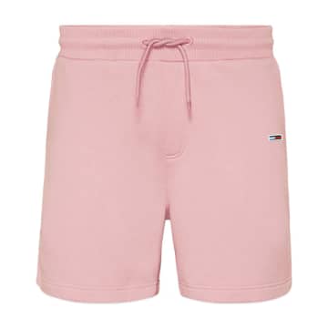 Tommy Hilfiger Tommy Jeans Fleece Beach Jogger Shorts In Pink