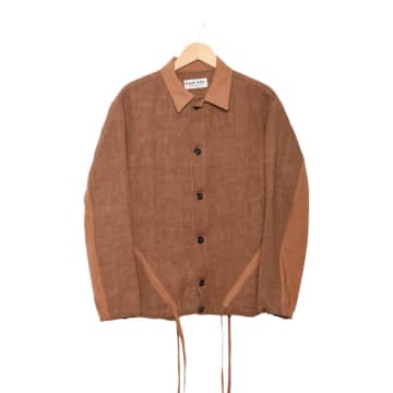 Frank Leder Mixed Vintage Fabric Jacket Mix Brown