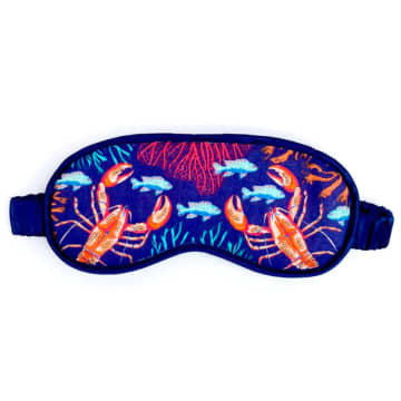 House Of Disaster Coral Lobster Eye Mask In Pink