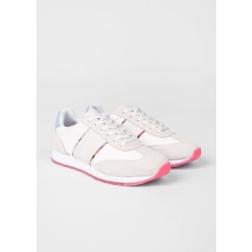 Paul Smith White Booker Trainers Shoes In Whites