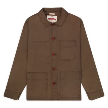 Burrows And Hare Albion Jacket- Khaki In Neutrals