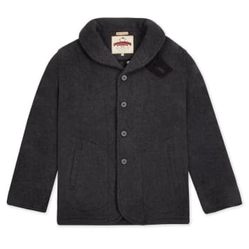 Burrows And Hare Shawl Collar Jacket In Grey