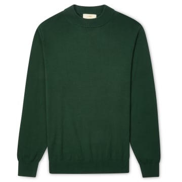 Shop Burrows And Hare Mock Turtle Neck Green