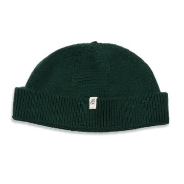 40 Colori Woollen Fisherman Beanie Hat Green