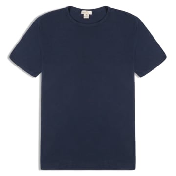 Burrows And Hare Navy T-shirt In Blue