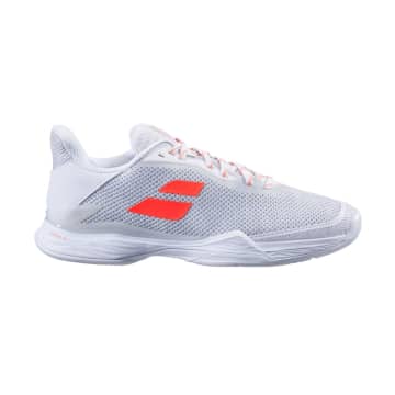 Babolat Tennis Shoes Jet Tere Clay Woman White/coral