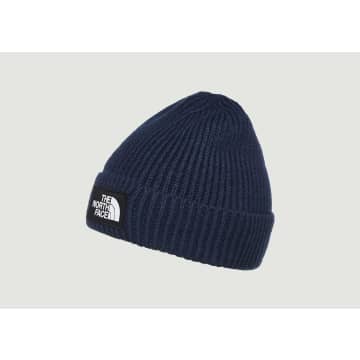 The North Face Box Logo Cuffed Beanie In Navy In Assorted