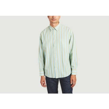 Gant Relaxed Fit Shirt In Bci Certified Cotton Thread Count