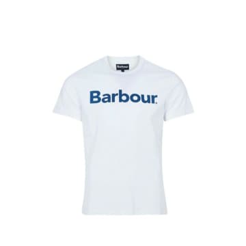 Barbour Logo Tee In White