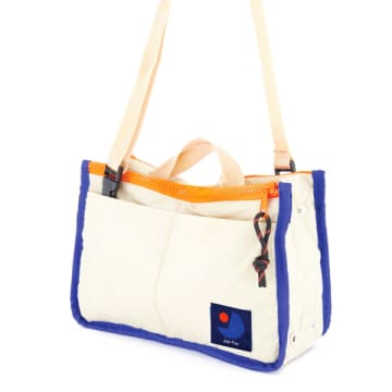 Japfac • Beige And Blue Candy Shoulder Bag In Neturals