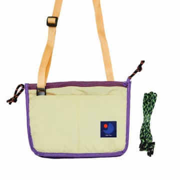 Japfac • Candy Beige And Purple Shoulder Bag In Neturals