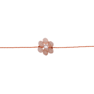 A La À La • June Peach Moonstone Birth Flower Bracelet