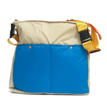 Japfac • Bag Lively Cream And Blue In Neutrals