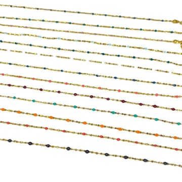 Atelier Kumo Kagamico • Necklaces With Fine Colored Beads