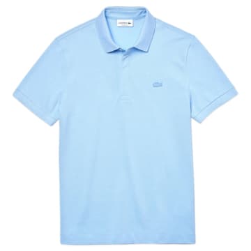 Lacoste Paris Regular Fit Stretch Polo Ph5522 In Blue