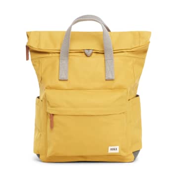 Roka Back Pack Canfield B Design Medium Size Made From Sustainable Nylon In Corn