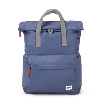Roka Back Pack Canfield B Design Medium Size Made From Sustainable Nylon In Airforce In Blue