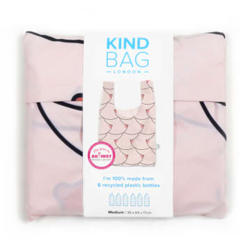 Kind Bag Boobs Design Reusable Planet Friendly Made From Recycled Plastic Bottles Medium Size In Pink