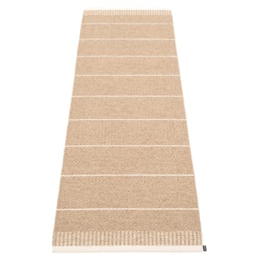 PAPPELINA PAPPELINA OF SWEDEN BELLE DESIGN WASHABLE SUSTAINABLE RUG 60X200CM IN BISCUIT LIGHT NOUGAT,61bb8f49822a630009ac2c53