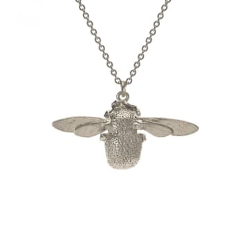 Alex Monroe Bumblebee Necklace In Metallic
