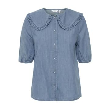 B.young Lucy Denim Shirt In Blue