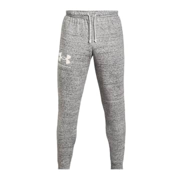 Under Armour Rival Terry Jogger Men Onyx White Trousers