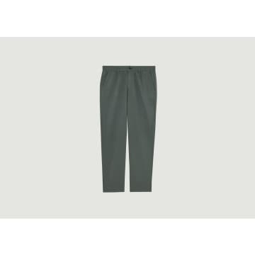 L'exception Paris Pleated Trousers In Cotton Twill