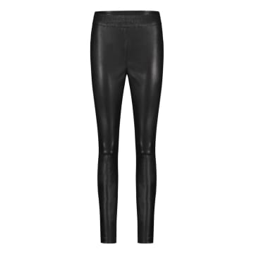 Goosecraft Ivy Leather Trousers In Black