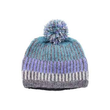 Pachamama Dunoon Bobble Beanie In Teal