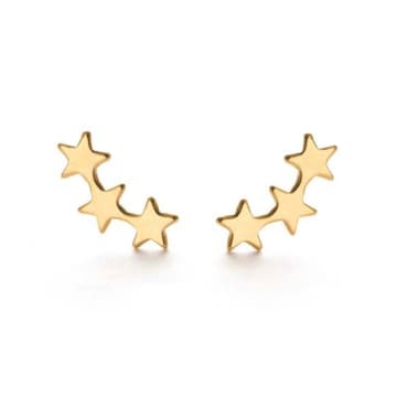 Amano Star Cluster Stud Earrings In Gold