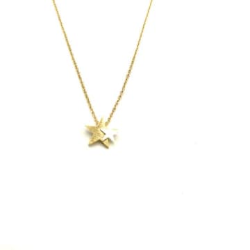 Sixton London Double Star Pendant Necklace