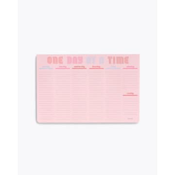 Ban.do Week To Week Desk Pad "one Day At A Time"