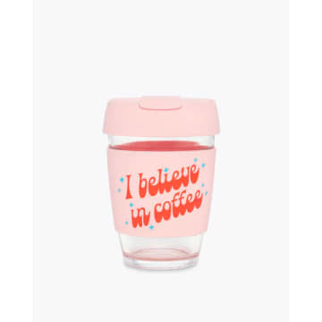 Ban.do "i Believe In Coffee" Glass Keep Cup