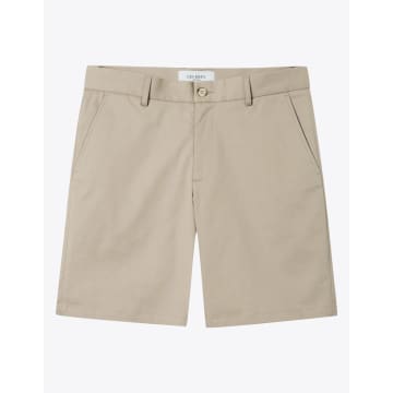 Les Deux Como Regular Cotton Linen Chino Shorts In Neutrals