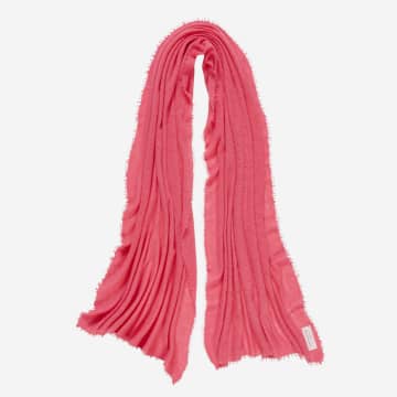Pur Schoen Hand Felted Cashmere Soft Scarf In Watermelon