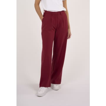 Knowledge Cotton Apparel 700009 Posey Classic Loose Pants Rhubarb