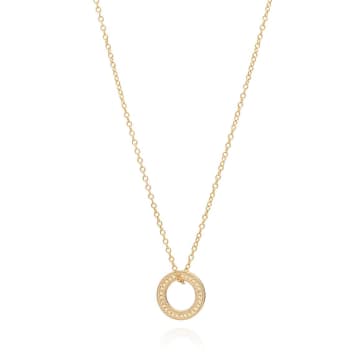 Anna Beck Open Circle Necklace In Gold