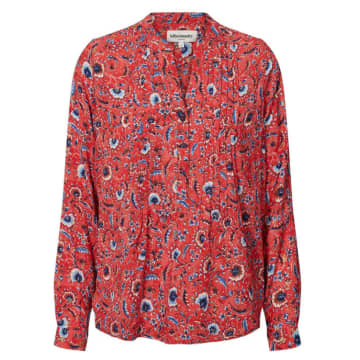 Lolly's Laundry Helena Shirt Red Flower Print