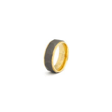 Gemini Gold And Black Timor Ring