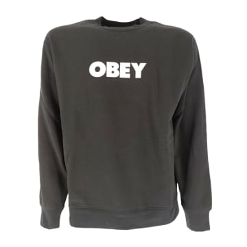 Obey Bold Crew Men Black Shirt