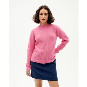 Thinking Mu Pink Hera Knitted Jumper