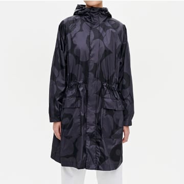 Marimekko Waterproof From Rain Toilet Repeller Coat In Black
