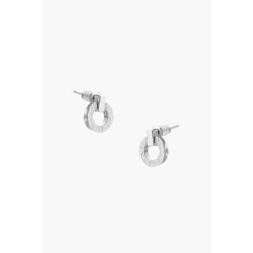 Tutti & Co Palm Earrings In Silver In Metallic