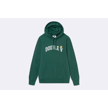 Wood Wood Ian Arch Hoodie Forest Green
