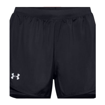 Under Armour Fly-by 2.0 2-in-1 Shorts Woman Black / Reflective