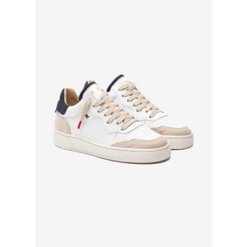 New Lab Sneakers Nl11 White/ Beige / Navy