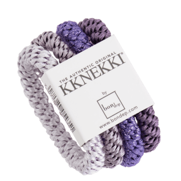 Bon Dep Set Of 4 Shades Of Purple Kknekki Hair Ties
