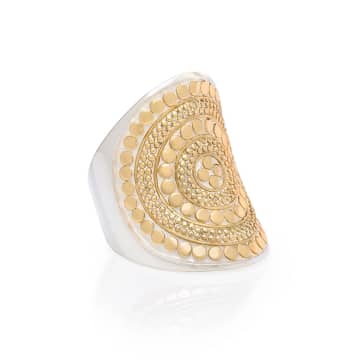 Shop Anna Beck Gold Classic 2700r Twt Saddle Ring