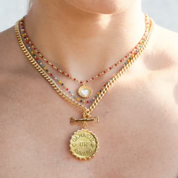 Pajarolimon Capxi Necklace With White Charm