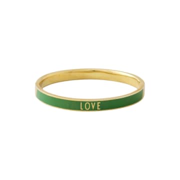 Design Letters Green 'love' Enamel Bracelet